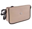 Dámska kožená crossbody kabelka béžová 250117