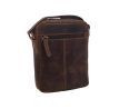 Pánske kožené crossbody tmavohnedý hunter 250840